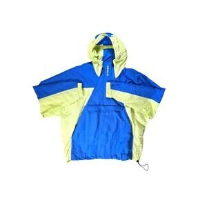 Adidas Originals Adventure Mishmash Blocked Shell Anorak Pullover Jacket Blue XL